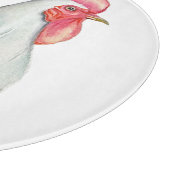 Aquarel hand tekening van een Haan Snijplank (Hoek)