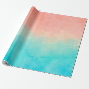Aquarel. Handgeschilderde tinten, textuur banner d Cadeaupapier