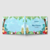 Aquarel Hawaiaans Luau Feest Gastboek Gastenboek (Volledig)