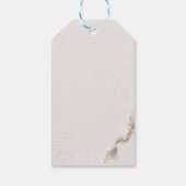 Aquarel Herfst Bloemen Cadeaulabel (Achterkant)