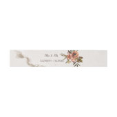 Aquarel Herfst Bloemen Uitnodigingen Wikkel (Vlak)