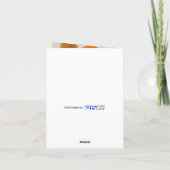 Aquarel Herfst Cirkels Dagelijkse Groet Kaart (Achterkant)