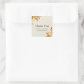 Aquarel Herfst Dank u Stickers (Tas)