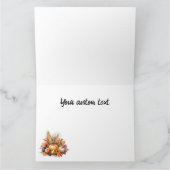 Aquarel Herfst Elementen Kaart (Binnen)