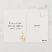 Aquarel Herfst Pompoenen Dankbaar Briefkaart (Achterkant)