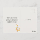 Aquarel Herfstpompoenen Dankbaar Briefkaart (Achterkant)