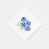 aquarel, hortensia cocktail, servetten (Hoek)