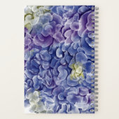 Aquarel hortensia's Dot Grid BuJo Notitieboek (Achterkant)
