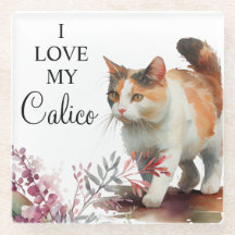 Aquarel Huisdier Schotse Kat met Lente Bloemen