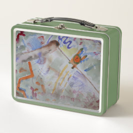 Aquarel Hummingbird Metalen Lunchbox