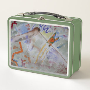Aquarel Hummingbird Metalen Lunchbox