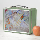 Aquarel Hummingbird Metalen Lunchbox (In situ)