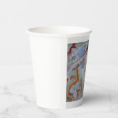 Aquarel Hummingbird Paper cup Papieren Bekers (Rechts)