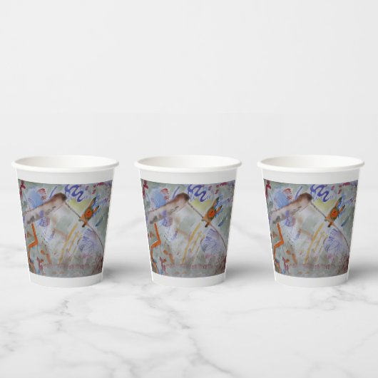 Aquarel Hummingbird Paper cup Papieren Bekers (Multi)