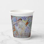 Aquarel Hummingbird Paper cup Papieren Bekers (Voorkant)