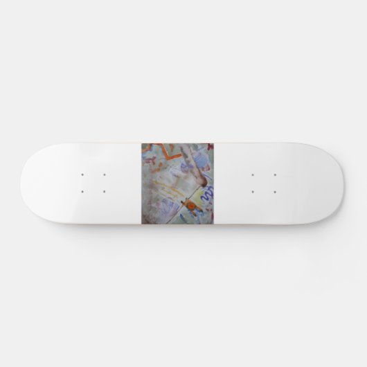 Aquarel Hummingbird Skateboard (Horizontaal)