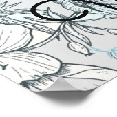 Aquarel Huwelijksfoto Prop Poster (Hoek)