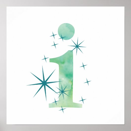 Aquarel I Poster (Voorkant)