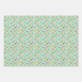 Aquarel Icecream Cone Gift Wrap Inpakpapier Vel (Voorkant 2)