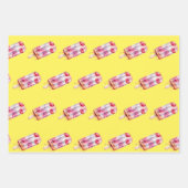 Aquarel ijs inpakpapier vel (Voorkant 3)