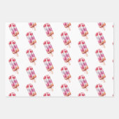 Aquarel ijs inpakpapier vel (Voorkant)