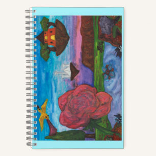 Aquarel Illustratie Fantasy Roos Dream Art Notitieboek