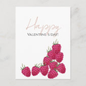 Aquarel Illustratie Frambozen Briefkaart (Voorkant)
