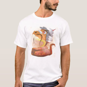 Aquarel Jaar van de Slang, Samurai T-shirt