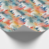 Aquarel kastelen inpakpapier (Hoek)