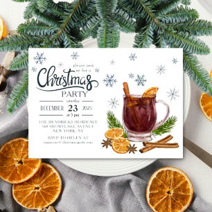 Aquarel Kerstfeest Uitnodiging