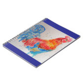 Aquarel Kippen Jongens Notitieboek (Linkerzijde)