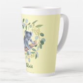 Aquarel Koala en Eucalyptus Krans   Latte Mok (Rechterhoek)