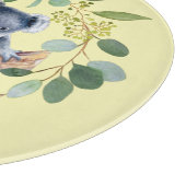Aquarel Koala en Eucalyptus Krans Snijplank (Hoek)
