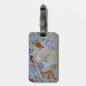 Aquarel kolibrie Bagagelabel (Achterkant verticaal)