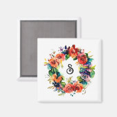 Aquarel krans magneet (Voorkant / Achterkant)