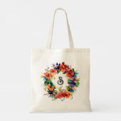 Aquarel krans tote bag (Achterkant)
