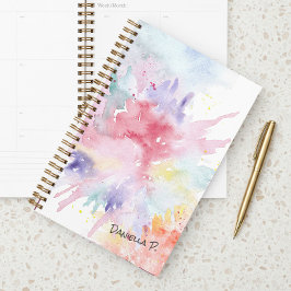 Aquarel Kunst Aanval Aangepaste Handtekening Ondat Planner