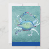 Aquarel Kunst Krab Kaart (Voorkant)