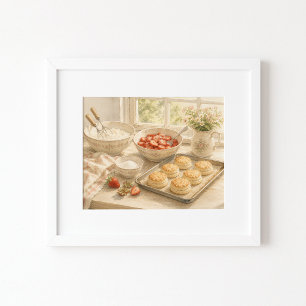 Aquarel Kunstprint Almost Ready Poster