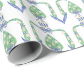 Aquarel Kust Oester Topiary Cadeaupapier (Rol Hoek)