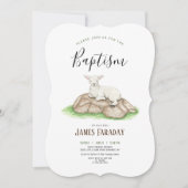 Aquarel lammendoop kaart (Voorkant)