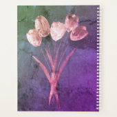 Aquarel Landelijke Tulpen Planner (Achterkant)