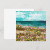 Aquarel Landschap Zeezijde Blanco Kaart (Voorkant / Achterkant)