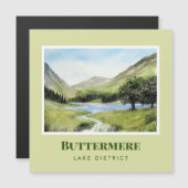 Aquarel Landschapsschilderij van het meer van Butt (Voorkant / Achterkant)