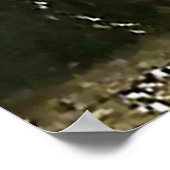 “Aquarel “Leap the Elk” van John Bauer” Poster (Hoek)