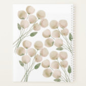 Aquarel Lichtroze Bloemen Weekplanner Planner (Achterkant)