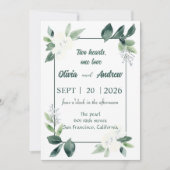 aquarel lijst kaart (Voorkant)