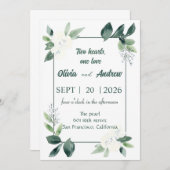 aquarel lijst kaart (Voorkant / Achterkant)