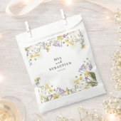 Aquarel Lila bruiloft Bedankzakje (Geknipt)