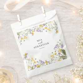 Aquarel Lila bruiloft Bedankzakje